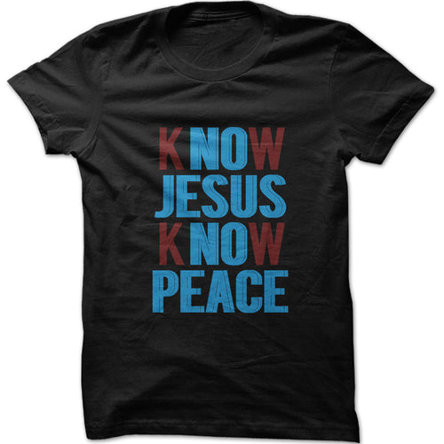 Men's Know Jesus Know Peace Graphic T-Shi