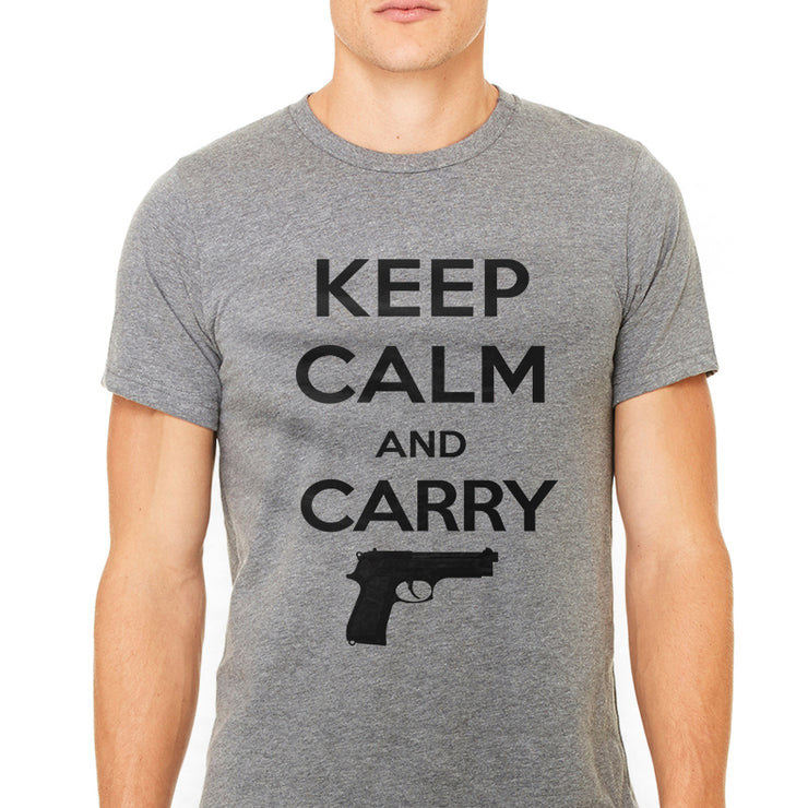 Men's Keep Calm & Carry a Gun Graphic T-Shirt