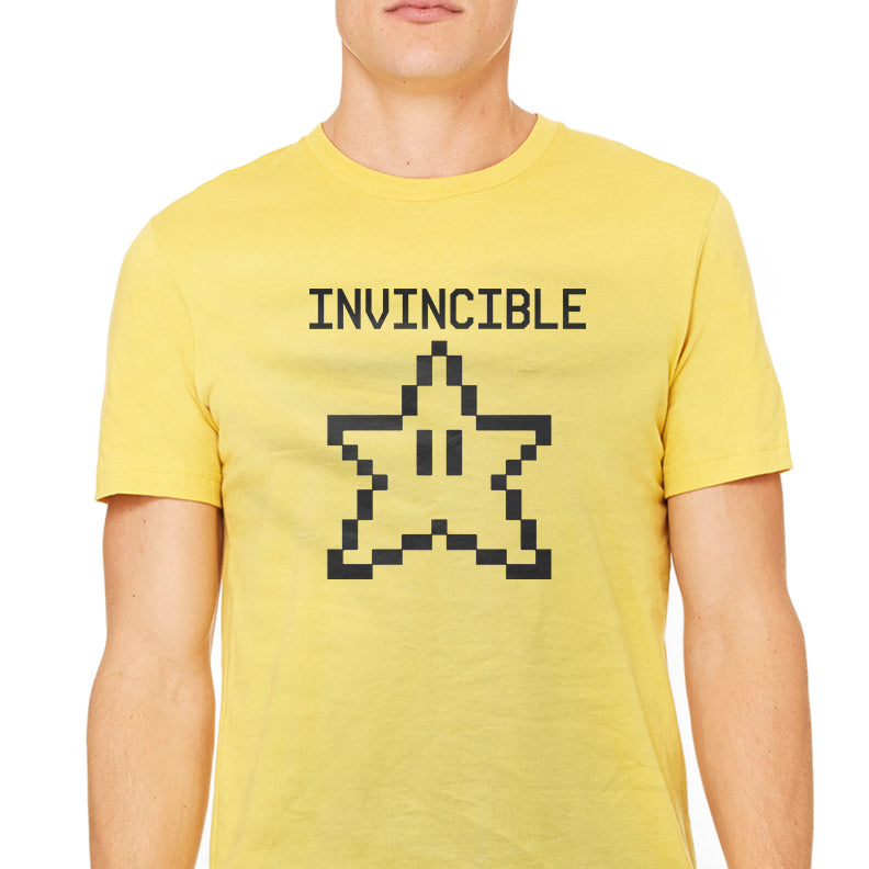 Men's Invincible Mario Gaming Graphic T-Shirt