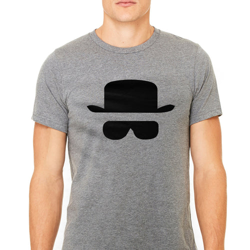 Men's Heisenberg Hat & Glasses Graphic T-Shirt