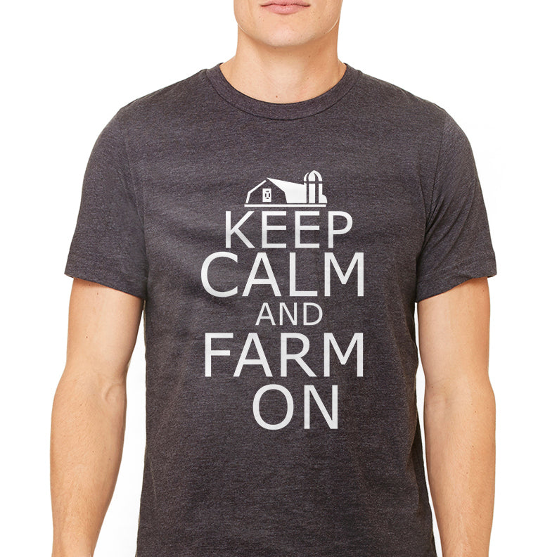 Men's Keep Calm & Farm On Graphic T-Shirt