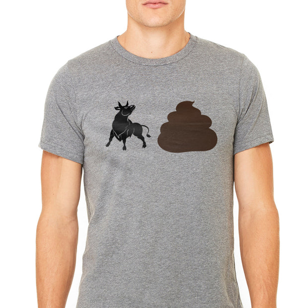 Men's Bullshit Emoji Graphic T-Shirt