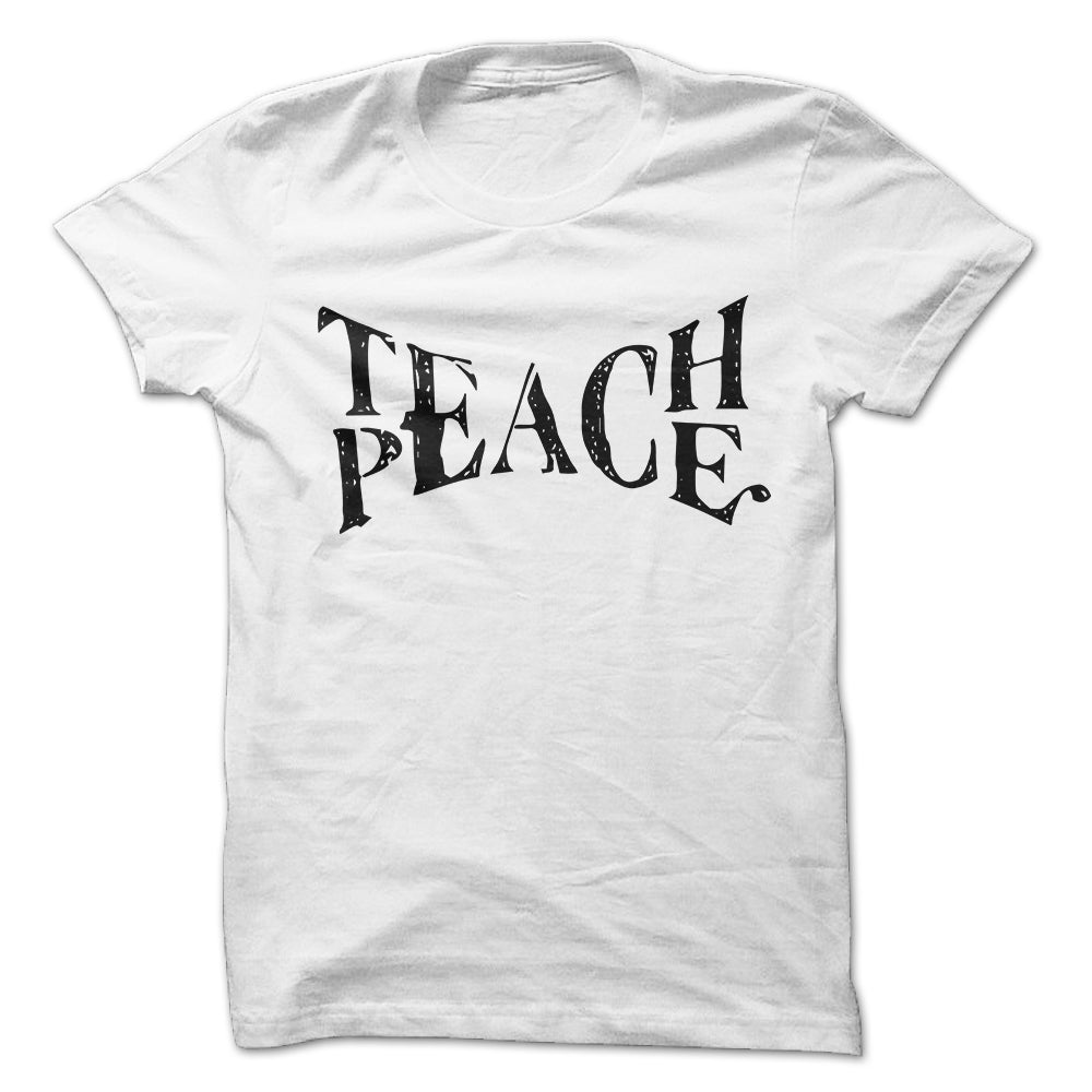 Men's Teach Peace Awareness Graphic T-Shirts