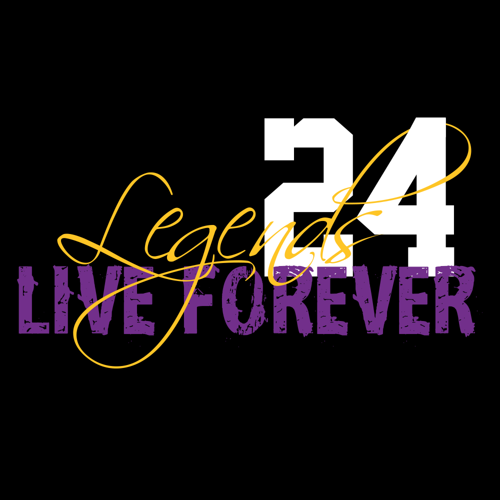Legends Live Forever 24 Graphic T-Shirt