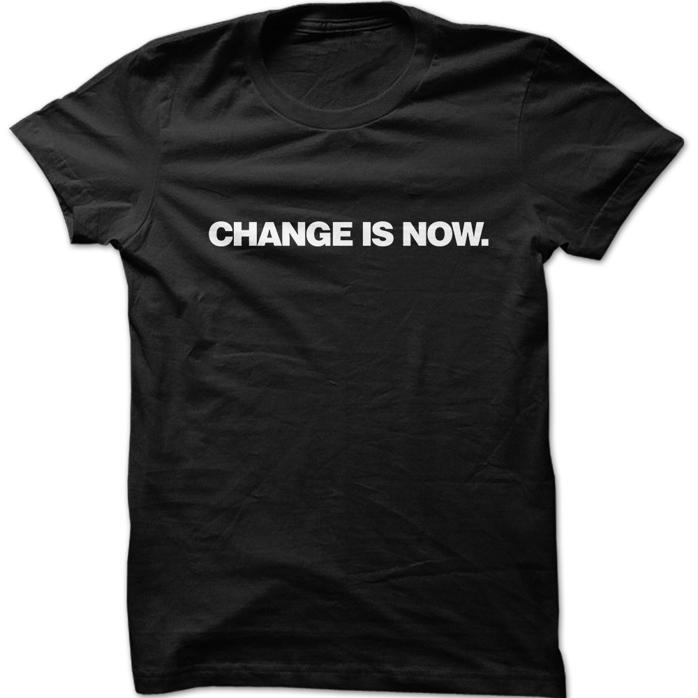 Change Is Now Graphic T-Shirt