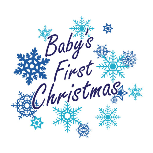 Baby's First Christmas Baby Onesie