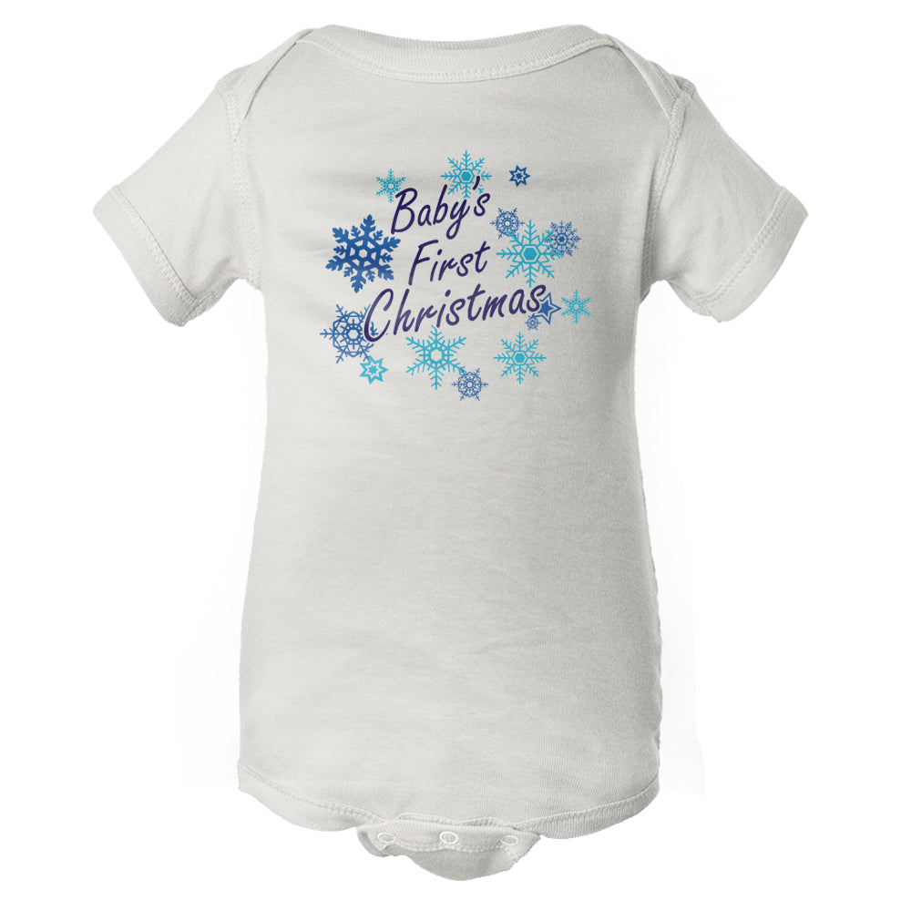 Baby's First Christmas Baby Onesie