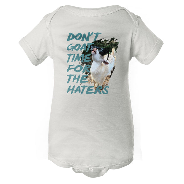 Don't Goat Time For The Haters Baby Onesie