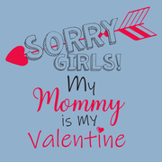 Mommy Is My Valentine Baby Onesie